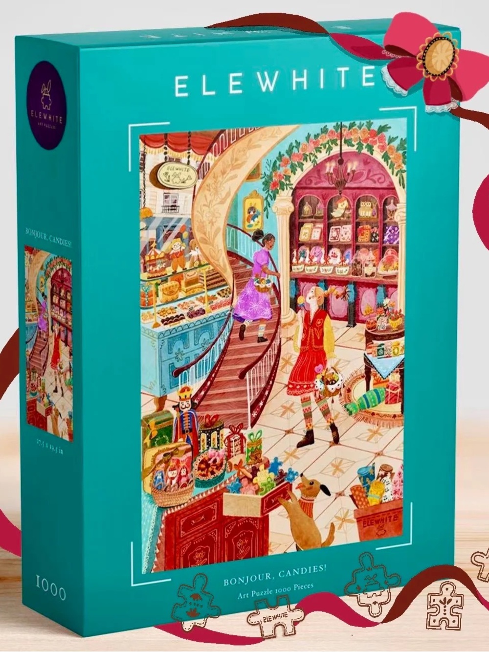 ELEWHITE Bonjour Candies! 1000-Piece Puzzle